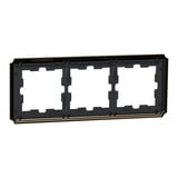 Merten D-Antik Metallrahmen 3-fach Rahmen Retail