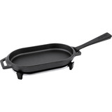 Ooni Servierpfanne Sizzler anthrazit, Sockel aus Edelstahl