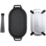 Ooni Servierpfanne Sizzler anthrazit, Sockel aus Edelstahl