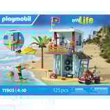 PLAYMOBIL 71903 myLife Rettungsturm mit Beach Buggy, Konstruktionsspielzeug 