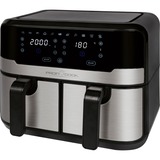 ProfiCook PC-FR 1242 H, Heißluftfritteuse schwarz/edelstahl