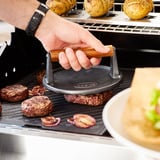 RÖSLE BBQ-Gewicht, Presse schwarz/holz