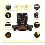 Schildkröt Wheel Bee Stelvio Bike , Rucksack schwarz, LED, 18 Liter