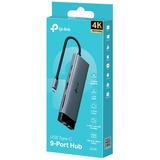TP-Link UH9120C USB-C 9-Port Hub, Dockingstation grau/schwarz