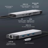 TP-Link UH9120C USB-C 9-Port Hub, Dockingstation grau/schwarz