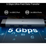 TP-Link UH9120C USB-C 9-Port Hub, Dockingstation grau/schwarz