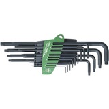 Wiha Stiftschlüssel-Set im ProStar Halter, TORX, Schraubendreher schwarz, 13-teilig