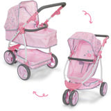 ZAPF Creation BABY born Deluxe Puppenwagen Blumen 