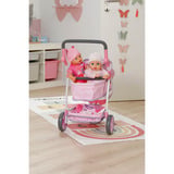 ZAPF Creation BABY born Deluxe Puppenwagen Blumen 