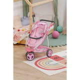 ZAPF Creation BABY born Deluxe Puppenwagen Blumen 