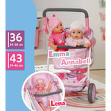 ZAPF Creation BABY born Deluxe Puppenwagen Blumen 