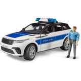 bruder 02890 Range Rover Velar Polizeifahrzeug mit Polizist, Modellfahrzeug inkl. Light + Sound Modul