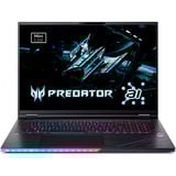 Acer Predator Helios 18 AI (PH18-73-96TW), Gaming-Notebook schwarz, Intel® Core™ Ultra 9 275HX, NVIDIA GeForce RTX 5080, 32 GB DDR5, 2 TB (1 TB SSD & 1 TB SSD), Windows 11 Home