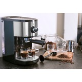 Bestron AES800STE, Espressomaschine edelstahl (gebürstet)/schwarz