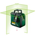 Bosch Kreuzlinienlaser AdvancedLevel 360 grün/schwarz, grüne Laserlinien, Reichweite Ø 24 Meter