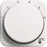 Busch-Jaeger Zentralscheibe Temperatur rund, Thermostat weiß, Retail