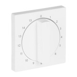 Busch-Jaeger Zentralscheibe stud-ws/mt, Rahmen weiß, Retail