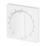 Busch-Jaeger Zentralscheibe stud-ws/mt, Rahmen weiß, Retail