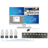 DeLOCK KVM 4in1 Multiview Switch 4x HDMI USB 2.0, KVM-Switch 