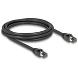 DeLOCK Netzwerkkabel RJ-45 Cat.8.1 S/FTP, bis 40 Gbps schwarz, 2 Meter