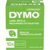 Dymo LetraTag ORIGINAL Bügelbares Schriftband 12mmx2m  S0718850