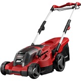 EINHELL Akku-Rasenmäher-Set GE-CM 36/37 Li, 36Volt (2x18V) rot/schwarz, 2x Li-Ionen Plus Akku 4,0Ah