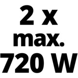 Einhell 2x 18V 2,5Ah PXC-Twinpack CB, Akku schwarz/rot, 2 Stück