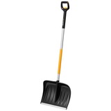 Fiskars X-series Teleskop-Schneeräumer, Schaufel schwarz/gelb