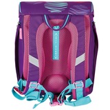 Herlitz FiloLight Plus Sea Bubbles, Schulranzen dunkelblau/violett, inkl. befülltem 16 tlg. Schüleretui, Faulenzer Mäppchen, Sportbeutel
