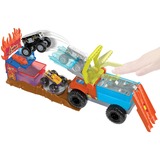 Hot Wheels Monster Trucks Arena World: 5-Alarm-Rettungsaktion, Spielfahrzeug incl. 2 zerstörbare Color Shifters-Autos