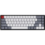 Keychron XDA Profile PBT Retro Keycap-Set - Retro Mac, Tastenkappe dunkelgrau/weiß, für Q1 Knob-Version/Q2/K2/K6, US-Layout (ANSI)