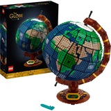 LEGO 21332 Ideas Globus, Konstruktionsspielzeug 3D Weltkugel zum Bauen