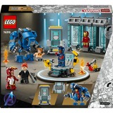 LEGO 76315 Marvel Super Heroes Iron Mans Labor: Halle der Rüstungen, Konstruktionsspielzeug 