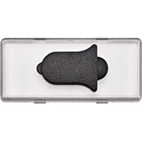 Merten Schriftfeld mit tastbarem Kontrast-Symbol Klingel glasklar, Rahmen transparent, Retail