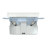 Merten Schutzkontakt-Steckdose mit erhöhtem Berührungsschutz und Schraub-Liftklemmen weiß (glänzend), Retail