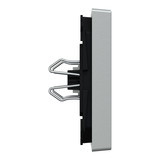 Merten Wippe Kontrollfenster mit Aufdruck Klingel aluminium, Retail