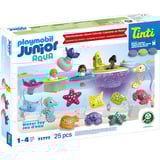 PLAYMOBIL 71777 JUNIOR & Tinti: Bunter Badespaß Adventskalender, Konstruktionsspielzeug 