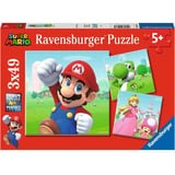 Ravensburger Kinderpuzzle Super Mario 3x49 Teile Puzzle für Kinder ab 5 Jahren