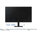 Samsung ViewFinity S6 S32D604UAU, LED-Monitor 80 cm (32 Zoll), schwarz, QHD, IPS, Daisy Chain, KVM, DP, HDMI, USB-C, 100Hz Panel