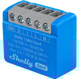 Shelly 1 Mini Gen4, Relais blau,  2er Pack