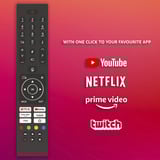 Telefunken D40F751X7CW, LED-Fernseher 102 cm (40 Zoll), schwarz, FullHD, Triple-Tuner, TiVo-Betriebssystem