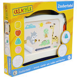 VEDES Magnetmaltafel mit Stempel, Lerntafel 