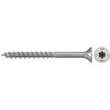 fischer Spanplattenschraube PowerFast II 4,5x70 Senkkopf TX 100 Stück, mit Teilgewinde, Edelstahl A4