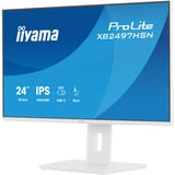 iiyama ProLite XB2497HSN-W1, LED-Monitor 60.5 cm (23.8 Zoll), weiß, FullHD, IPS, HDMI, DP, USB-C, USB-Hub, Daisy Chain, 100Hz Panel