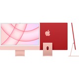 Apple iMac 59,62 cm (24") M1 8-Core mit Retina 4,5K Display, MAC-System rot/rosé, macOS Ventura, Deutsch