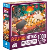 Asmodee Puzzle Exploding Kittens - Cats Playing Chess 1000 Teile