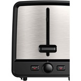 Bosch Kompakt-Toaster DesignLine TAT5P420DE edelstahl/schwarz