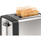 Bosch Kompakt-Toaster DesignLine TAT5P420DE edelstahl/schwarz