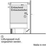 Bosch PXV845HC1E Serie 6, Autarkes Kochfeld schwarz/edelstahl, 80 cm