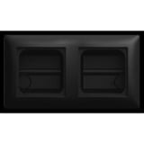 Busch-Jaeger Aufputz-Gehäuse 1708-915 schwarz, Retail